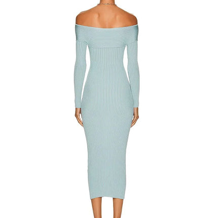 Knitting Temperament Dress For Women