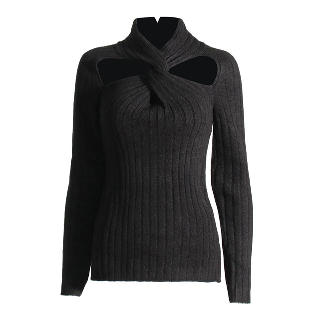 T Shirts For Women Half High Collar