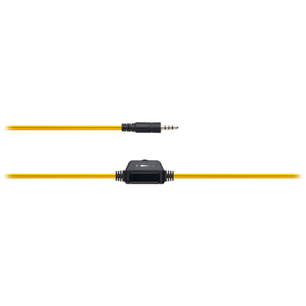 CANYON PC headset HSC-1 PC Mic Flat 2m Black Yellow