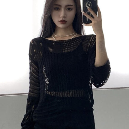 Hollow Knitted Sweaters For Women