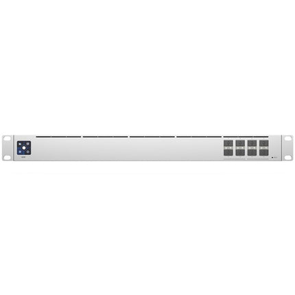 Ubiquiti USW-Aggregation UniFi Aggregation Switch managed Layer 2 switch with eight 10G SFP+ ports. Featuring a compact 4.7" depth and fanless design, it supports high-bandwidth links to provide link aggregation for higher capacity and availability