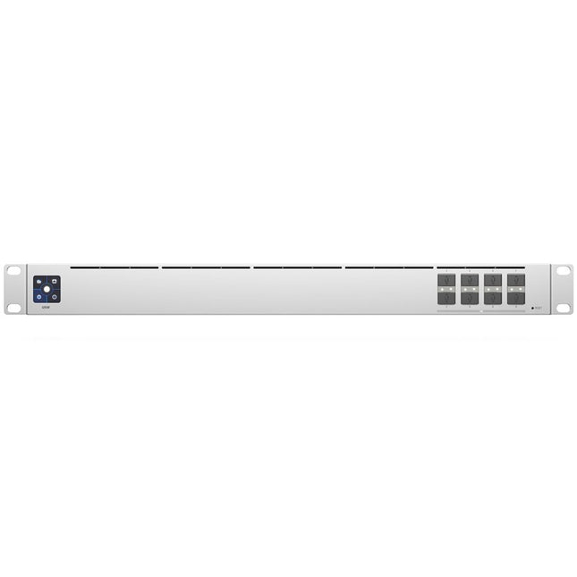 Ubiquiti USW-Aggregation UniFi Aggregation Switch managed Layer 2 switch with eight 10G SFP+ ports. Featuring a compact 4.7" depth and fanless design, it supports high-bandwidth links to provide link aggregation for higher capacity and availability