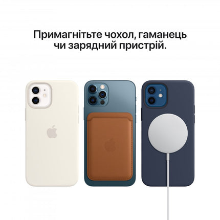 Apple iPhone 12 or 12 Pro Silicone Case with MagSafe Deep Navy, Model A2497