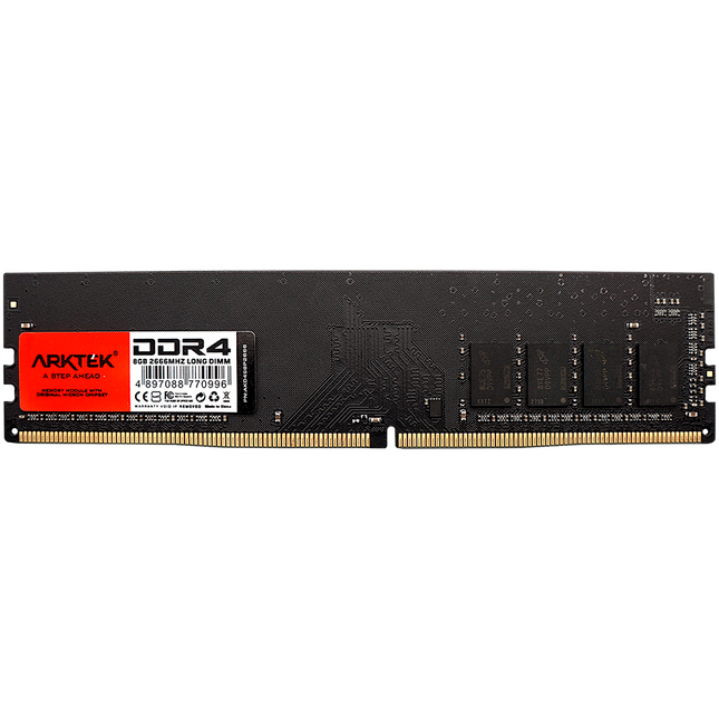Arktek Memory 8GB DDR4 PC-3200 DIMM RAM Module for PC Desktop