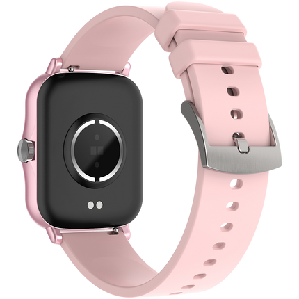 CANYON Barberry SW-79, Smart watch, 1.69inches TFT full touch screen, Zinic+plastic body, IP67 waterproof, multi-sport mode, compatibility with iOS and android, Pink body with Pink silicon belt, Host: 44.4*36*9.2mm, Strap: 230x20mm, 47g