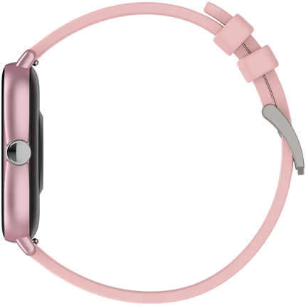 CANYON Barberry SW-79, Smart watch, 1.69inches TFT full touch screen, Zinic+plastic body, IP67 waterproof, multi-sport mode, compatibility with iOS and android, Pink body with Pink silicon belt, Host: 44.4*36*9.2mm, Strap: 230x20mm, 47g