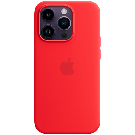 Apple iPhone 14 Pro Silicone Case with MagSafe - (PRODUCT)RED,Model A2912