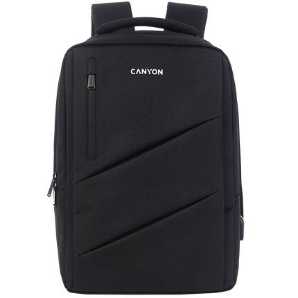 CANYON backpack BPE-5 Urban USB 15.6'' Black