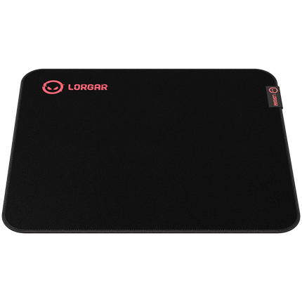 Lorgar Main 323, Gaming mouse pad, Precise control surface, Red anti-slip rubber base, size: 360mm x 300mm x 3mm, weight 0.21kg