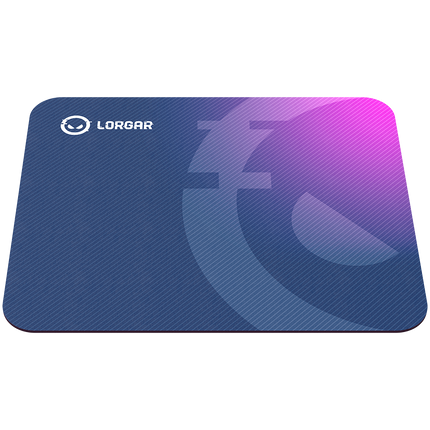 Lorgar Main 133, Gaming mouse pad, High-speed surface, Purple anti-slip rubber base, size: 360mm x 300mm x 3mm, weight 0.2kg