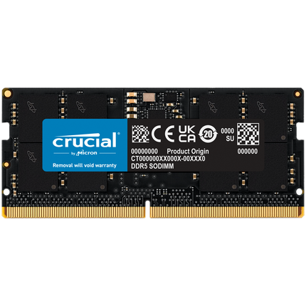 Crucial 16GB DDR5-5600 SODIMM CL46 (16Gbit)