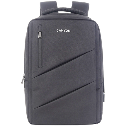 CANYON backpack BPE-5 Urban USB 15.6'' Grey