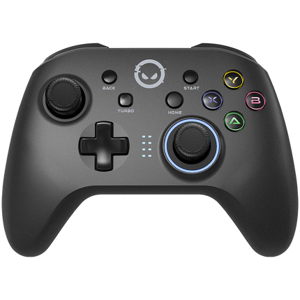 LORGAR TRIX-510, Gaming controller, Black, BT5.0 Controller with built-in 600mah battery, 1M Type-C charging cable ,6 axis motion sensor support nintendo switch ,android,PC, IOS13, PS3, normal size dongle,black