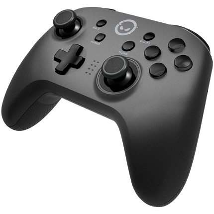 LORGAR TRIX-510, Gaming controller, Black, BT5.0 Controller with built-in 600mah battery, 1M Type-C charging cable ,6 axis motion sensor support nintendo switch ,android,PC, IOS13, PS3, normal size dongle,black