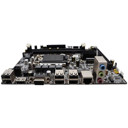 Arktek Intel H55 Chipset, Socket LGA1156, Dual Channel DDR3, Integrated Intel Graphics X4500 HD, 2 x DDR3 Slots, Realtek 10/100/1000 Gigabit LAN, Realtek Audio, 3 x SATA Ports, 2 x USB 2.0, 1 x PCI Express x16 Slot, Micro-ATX