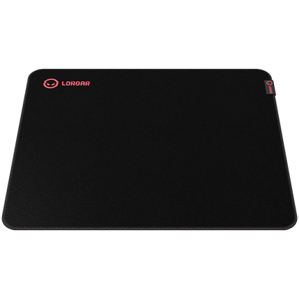 Lorgar Main 325, Gaming mouse pad, Precise control surface, Red anti-slip rubber base, size: 500mm x 420mm x 3mm, weight 0.4kg