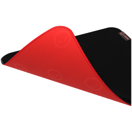 Lorgar Main 325, Gaming mouse pad, Precise control surface, Red anti-slip rubber base, size: 500mm x 420mm x 3mm, weight 0.4kg