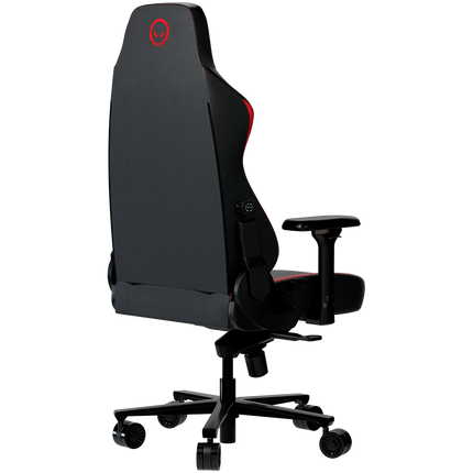 LORGAR Embrace 533, Gaming chair, PU eco-leather, 1.8 mm metal frame, multiblock mechanism, 4D armrests, 5 Star aluminium base, Class-4 gas lift, 75mm PU casters, Black + red
