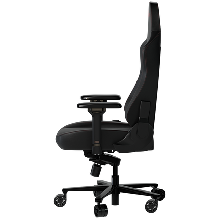 LORGAR Embrace 533, Gaming chair, PU eco-leather, 1.8 mm metal frame, multiblock mechanism, 4D armrests, 5 Star aluminium base, Class-4 gas lift, 75mm PU casters, Black