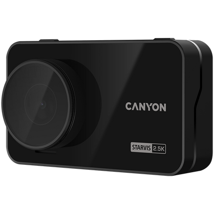 CANYON car recorder DVR25GPS WQHD 2.5K 1440p Wi-Fi GPS Black