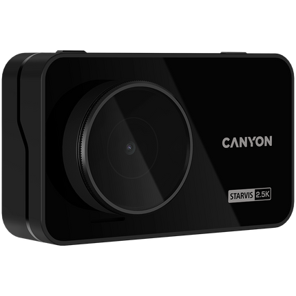 CANYON car recorder DVR25GPS WQHD 2.5K 1440p Wi-Fi GPS Black