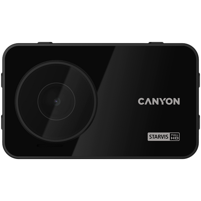 CANYON car recorder DVR10GPS FullHD 1080p Wi-Fi GPS Black