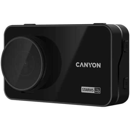 CANYON car recorder DVR10GPS FullHD 1080p Wi-Fi GPS Black