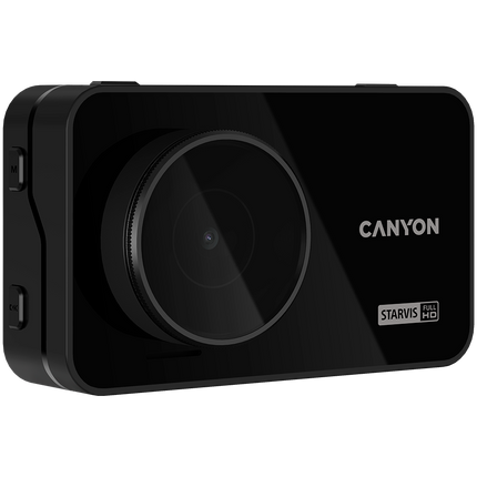 CANYON car recorder DVR10GPS FullHD 1080p Wi-Fi GPS Black