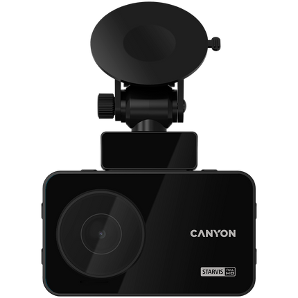 CANYON car recorder DVR10GPS FullHD 1080p Wi-Fi GPS Black