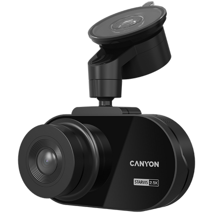 CANYON car recorder DVR25 WQHD 2.5K 1440p Wi-Fi Black