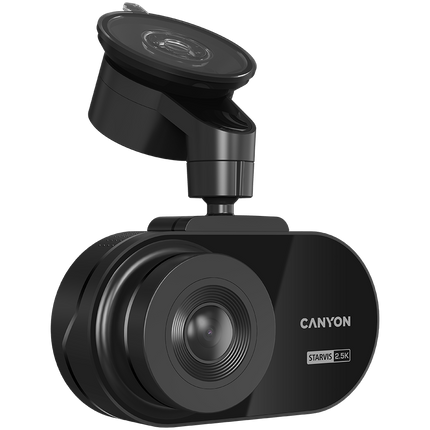 CANYON car recorder DVR25 WQHD 2.5K 1440p Wi-Fi Black