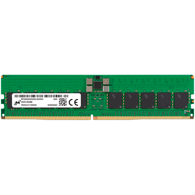 Micron DDR5 RDIMM 32GB 2Rx8 4800 CL40 (16Gbit) (Single Pack)