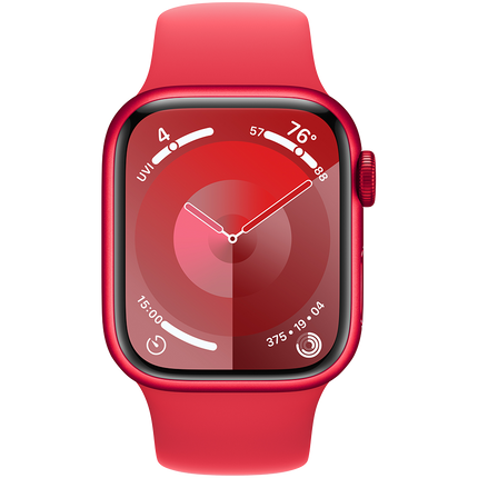 Apple Watch Series 9 GPS 41mm (PRODUCT)RED Aluminium Case with (PRODUCT)RED Sport Band - S/M,Model A2978