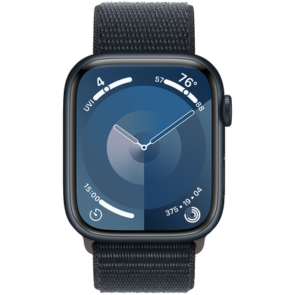 Apple Watch Series 9 GPS 45mm Midnight Aluminium Case with Midnight Sport Loop,Model A2980