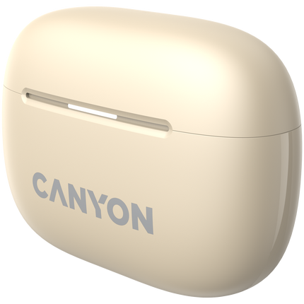 CANYON headset OnGo TWS-10 ANC+ENC Beige