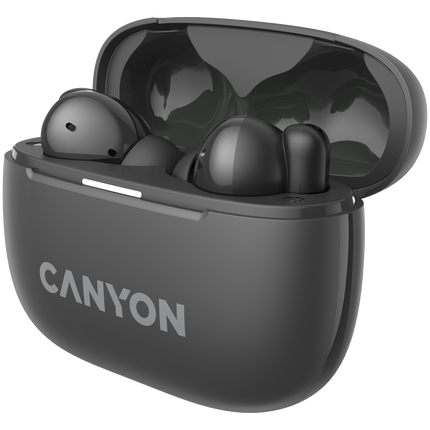 CANYON headset OnGo TWS-10 ANC+ENC Grey
