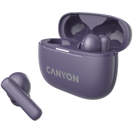 CANYON headset OnGo TWS-10 ANC+ENC Purple