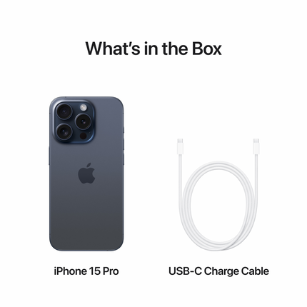 iPhone 15 Pro 128GB Blue Titanium,Model A3102