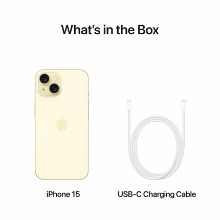 iPhone 15 128GB Yellow,Model A3090