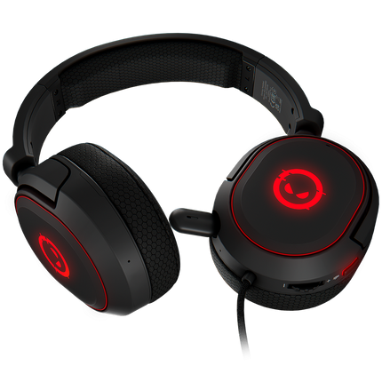 LORGAR Kaya 460, USB Gaming headset with microphone, CM108B, RGB backlight, Plug&Play, USB-A connection cable 2m, fabric ear pads, size: 192*184.7*88mm, 0.329kg, black