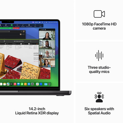 14-inch MacBook Pro: Apple M3 Max chip with 14_core CPU and 30_core GPU, 1TB SSD - Space Black,Model A2992