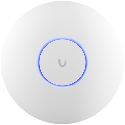 UBIQUITI U7-PRO Ceiling-mount WiFi 7 AP with 6 GHz support, 2.5 GbE uplink, and 9.3 Gbps over-the-air speed, 140 m² (1,500 ft²) coverage
