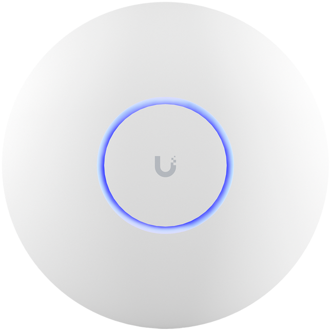UBIQUITI U7-PRO Ceiling-mount WiFi 7 AP with 6 GHz support, 2.5 GbE uplink, and 9.3 Gbps over-the-air speed, 140 m² (1,500 ft²) coverage