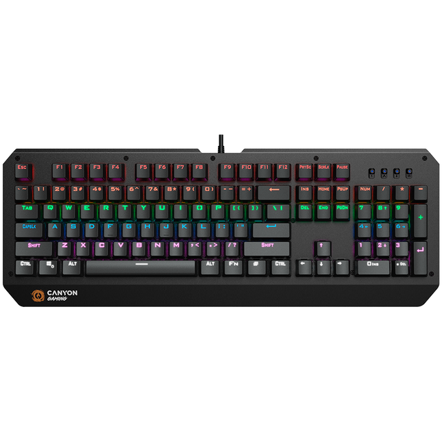 CANYON keyboard Hazard GK-6 RGB US Wired Black