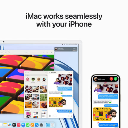 24-inch iMac with Retina 4.5K display: Apple M3 chip with 8‑core CPU and 10‑core GPU, 256GB SSD - Blue,Model A2873