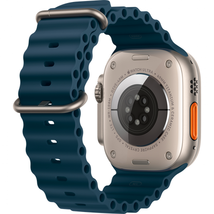 Apple Watch Ultra 2 GPS + Cellular, 49mm Titanium Case with Blue Ocean Band,Model A2986