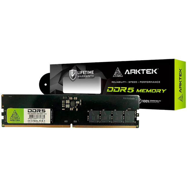Arktek DDR5 32GB PC5600 CL36 1.35V Long Dimm for Desktop PC