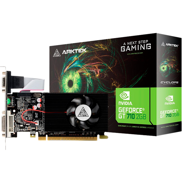 Arktek Geforce GT710 4GB DDR3 64bit Low Profile