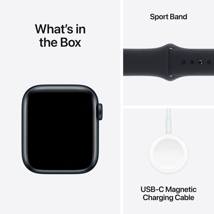 Apple Watch SE GPS + Cellular 40mm Midnight Aluminium Case with Midnight Sport Band - S/M,Model A2725
