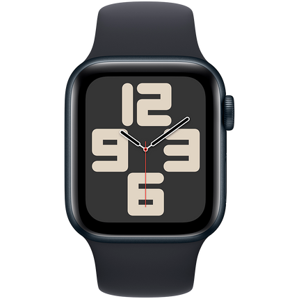 Apple Watch SE GPS + Cellular 40mm Midnight Aluminium Case with Midnight Sport Band - S/M,Model A2725